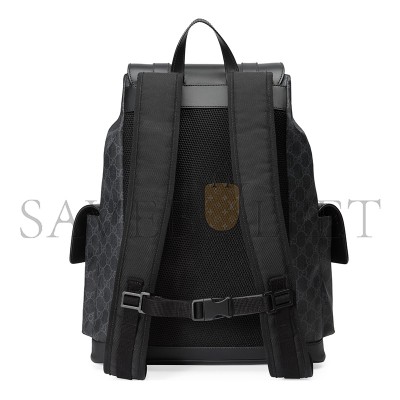 GUCCI GG BLACK LARGE BACKPACK 495563 (42*34*16cm)